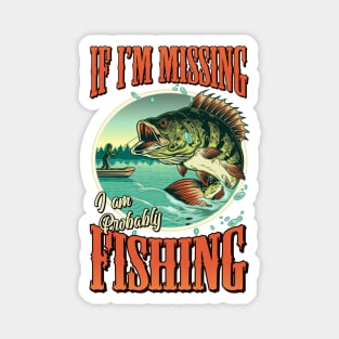 Funny Fishing Magnet