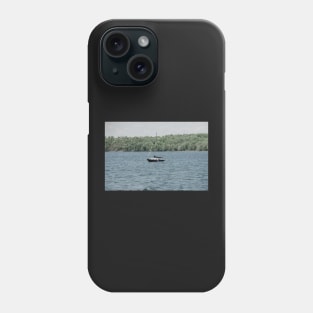 boat on the lake Phone Case