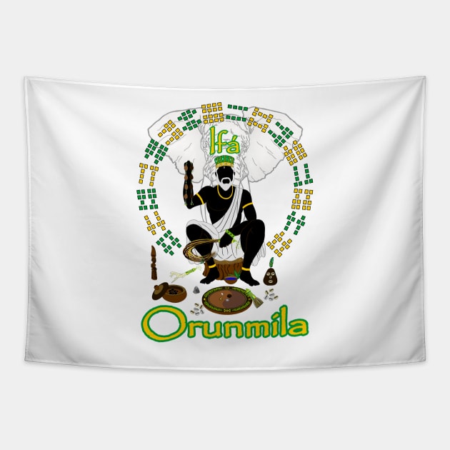 Orunmila - Ifá Tapestry by Korvus78