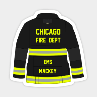 CHICAGO FIRE - MACKEY - TURN OUT COAT Magnet