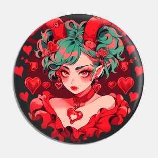 Cute love Demon Pin