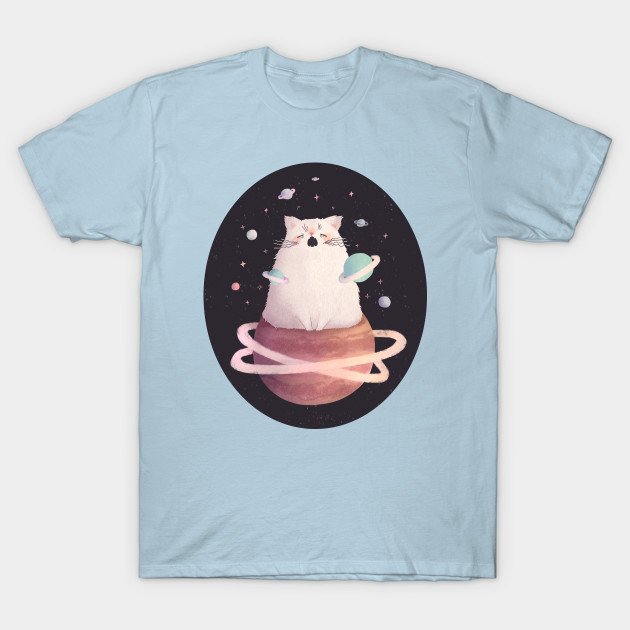 Yawning Space Cat God Space Cat T Shirt Teepublic
