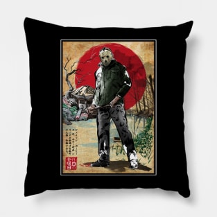 Jason in Japan woodblock Pillow