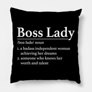 Boss Lady Funny Pillow