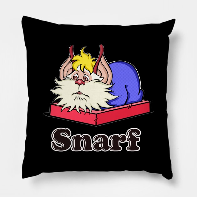 Snarrrf snarrf Pillow by FanboyMuseum