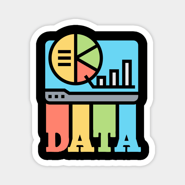 Data Magnet by Peachy T-Shirts