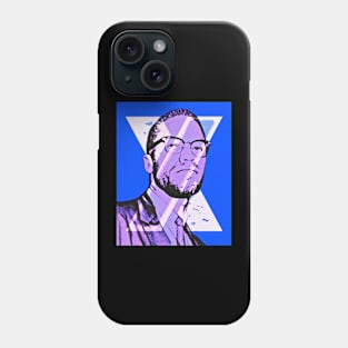 Malcolm X Purple Phone Case