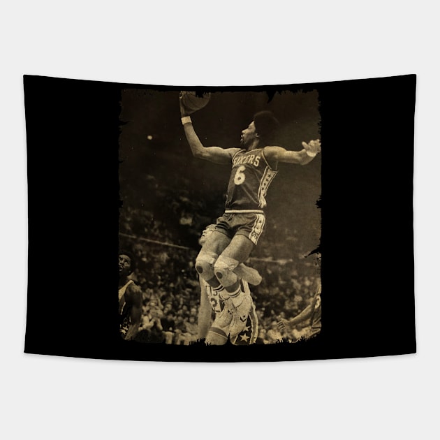 Pic Of The Dr. J IN 1977 Tapestry by MJ23STORE