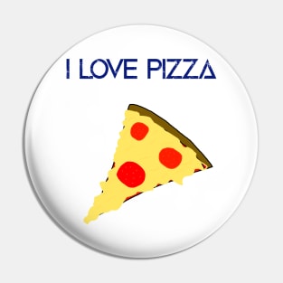 WhyVxnom I Love Pizza Merch Pin