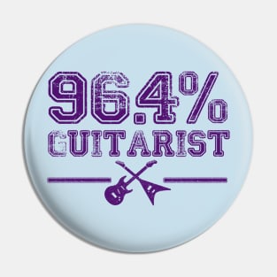 96.4% Guitarist Pin