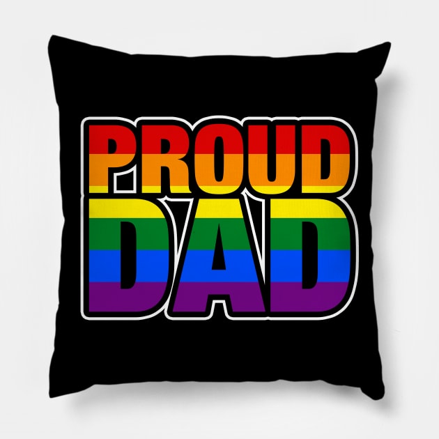 Proud Dad Pillow by fishbiscuit