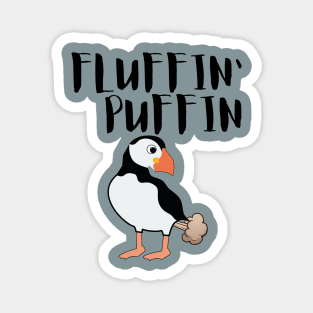 Fluffin' Puffin Magnet