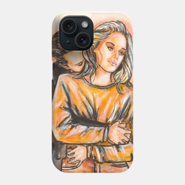 Sharon Stone & Michael Douglas Phone Case by Svetlana Pelin