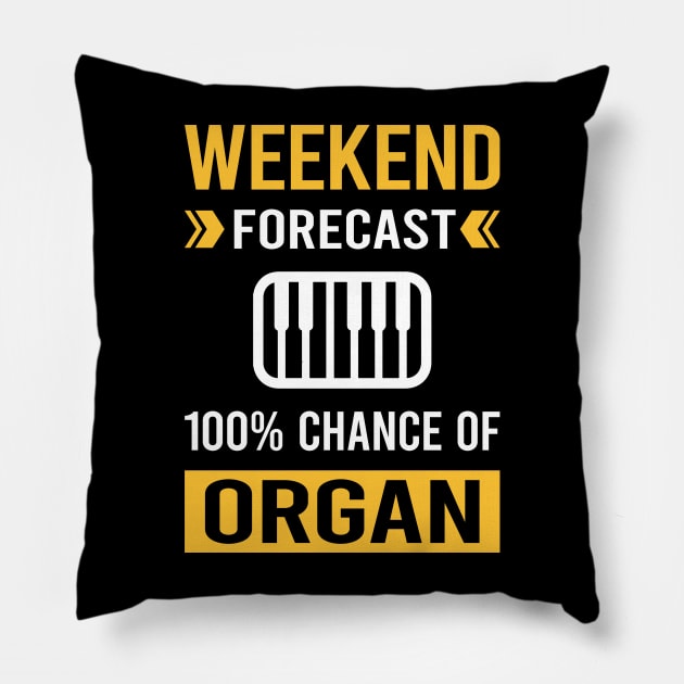 Weekend Forecast Organ Organist Pillow by Bourguignon Aror