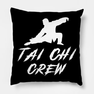 Tai Chi Crew Awesome Tee: Flowing with Laughter! Pillow