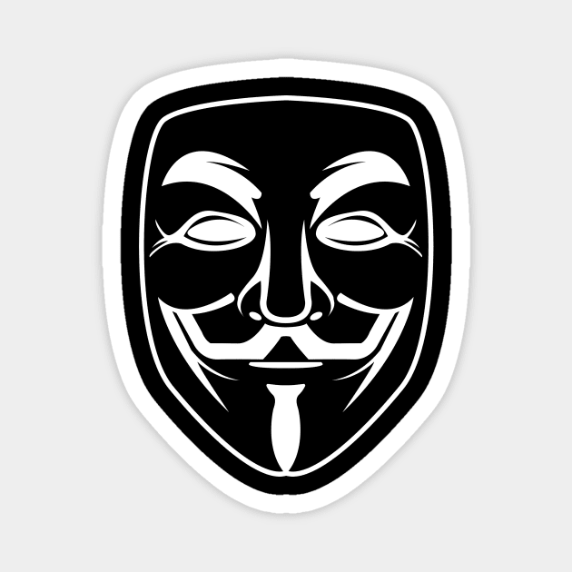 Anonymous Mask Magnet by NeilGlover