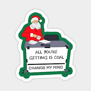 On Santa's Naughty List Magnet