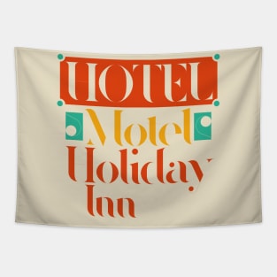 Hotel,motel,holiday inn || Retro Tapestry