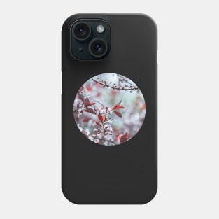 Sakura Cherry Blossom Circle Sticker Phone Case