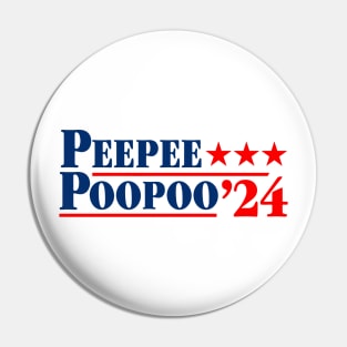 Pee Pee Poo Poo 2024 Peepee Poopoo '24 Meme Pin