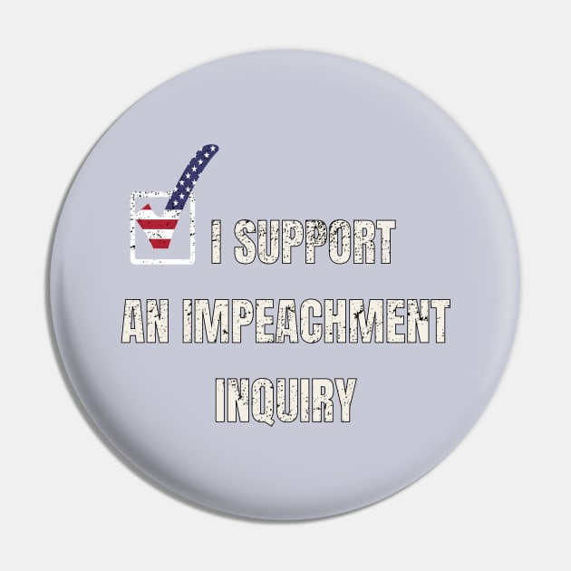 Trump Impeachment Funny Anti Trump Gifts Impeach Trump T-Shirt Pin by Saiddesigner