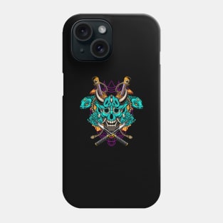 Oni Skull and Koi Fish 1.5 Phone Case