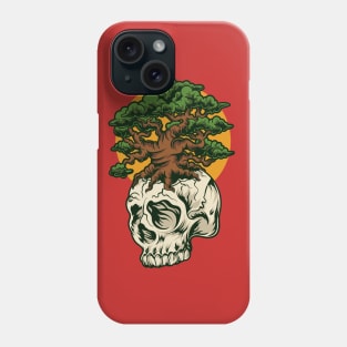 Rout Skull Illustration Phone Case