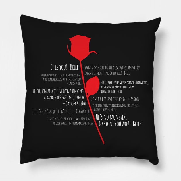 The Rose - Beast Pillow by TheDIS