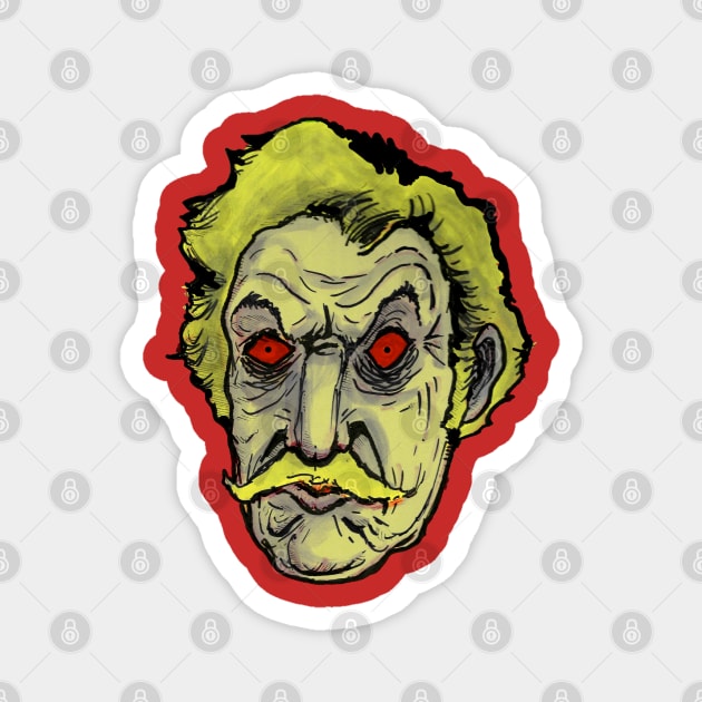 Vincent Price Magnet by The Marty Show