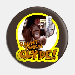 Right Turn Clyde // Clint Eastwood Pin