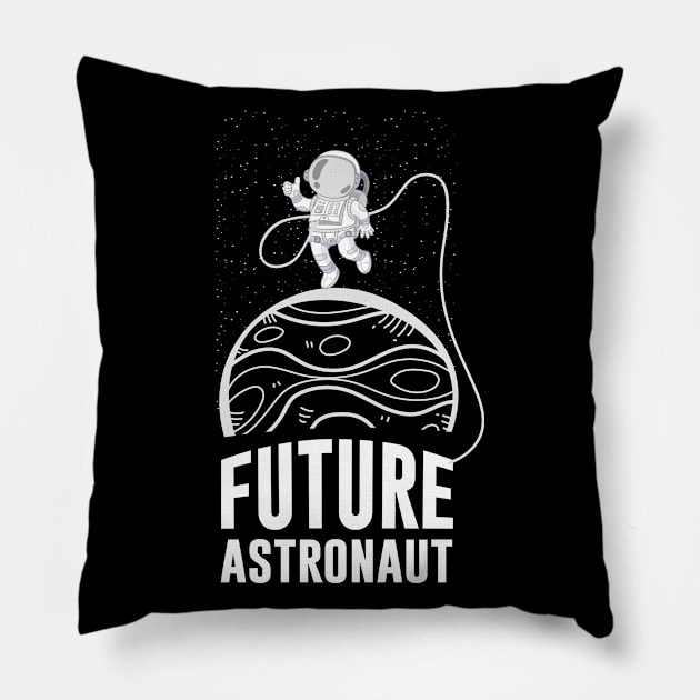 Future astronaut Pillow by outdoorlover