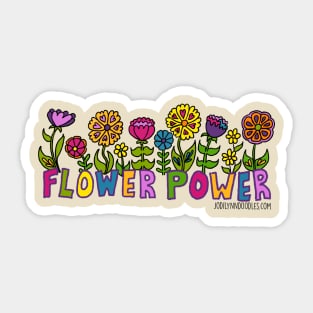 Green Flower Power Vinyl Sticker, Smiley Flower Sticker, Smiley Face S –  Retrophiliac