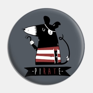 Pirate Rat Pin