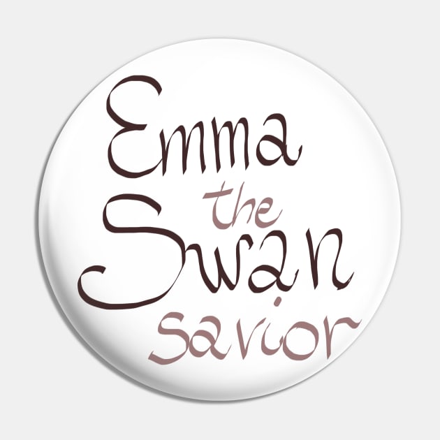 Emma Swan - The Savior Pin by cristinaandmer