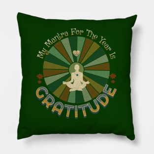 Gratitude Grateful Thankful Resolution Unisex T shirt Pillow