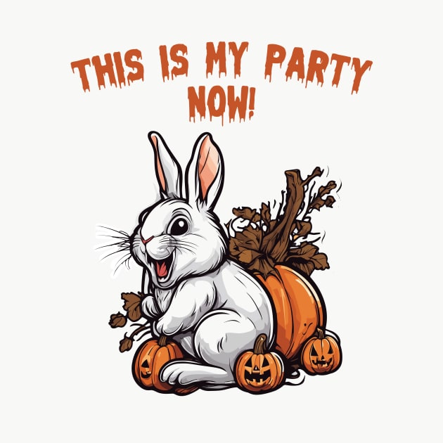 this is my party now. easter rabbit takeover by Kingrocker Clothing