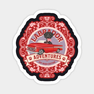 Labrador Retriever Adventures-Off Road Magnet