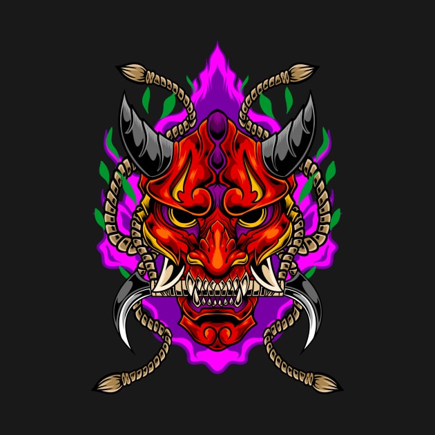 Hannya Mask 03 by Harrisaputra