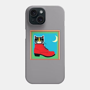 Kitty in boot Phone Case