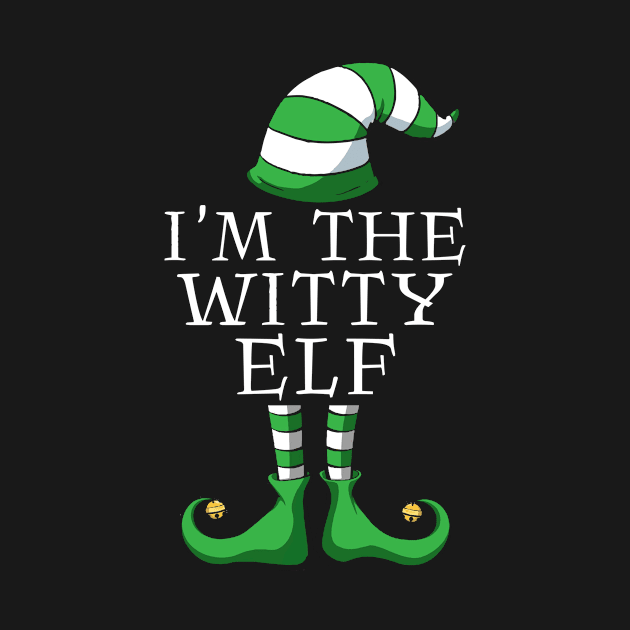 I'm The Witty Elf Matching Family Pajamas Christmas Gifts by thuden1738