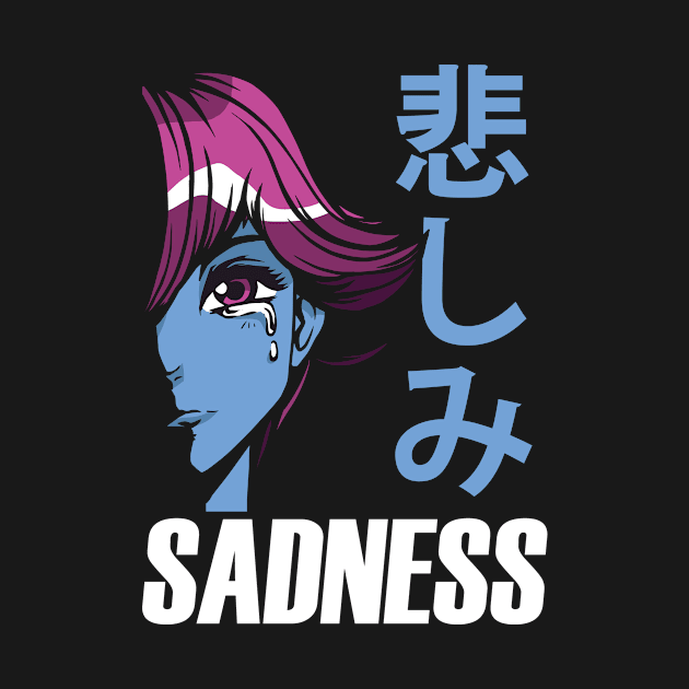 Sadness Sad Girl Nu Goth Sad Girl Aesthetic Japan by wbdesignz