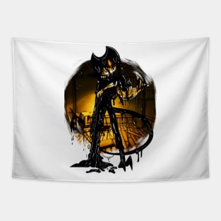 FNF INDIE CROSS - BATIM Nightmare Bendy Despair art - Bendy - Kids T-Shirt