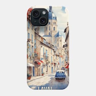 Laval France Vintage Travel Poster Tourism Phone Case