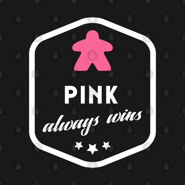 Pink Always Wins Meeple Board Games Meeples and Roleplaying Addict - Tabletop RPG Vault by tabletopvault