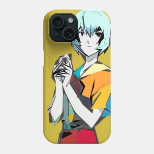 Rei Eclectic Geometric: Original Rendering from Neon Genesis Evangelion Phone Case