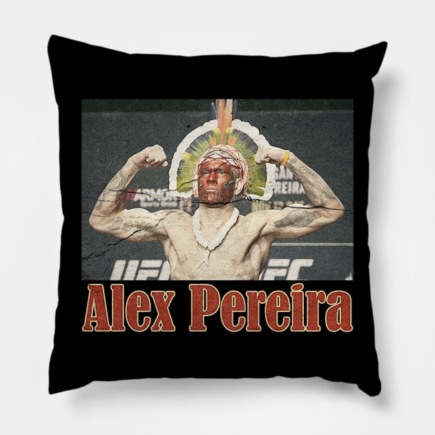 Alex Pereira Poatan Pillow by Kaine Ability