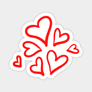 Hearts Magnet