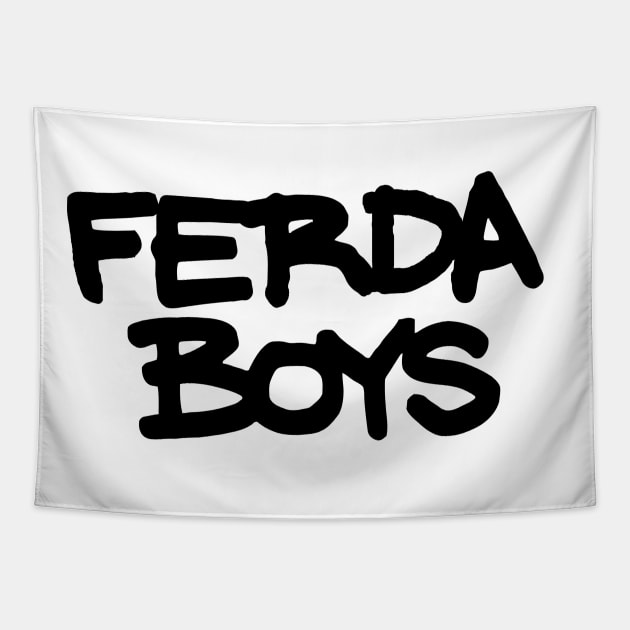 Ferda Boys beastie logo Tapestry by jonah block