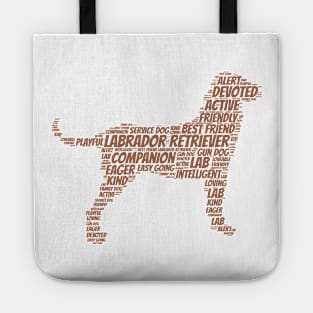 Labrador Retriever - Word Art Design Tote