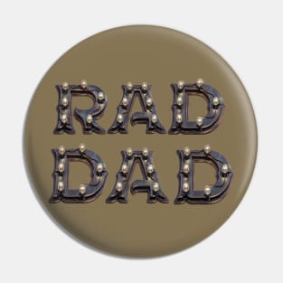 Rad Dad Pin